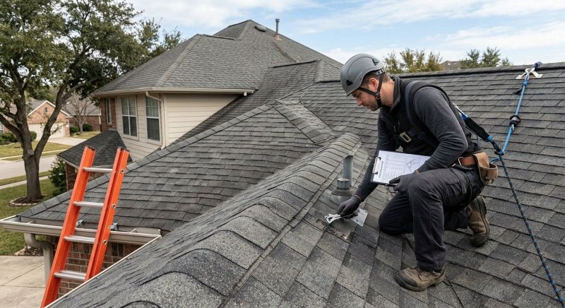 Roof Damage Inspection in Silver Spring, MD