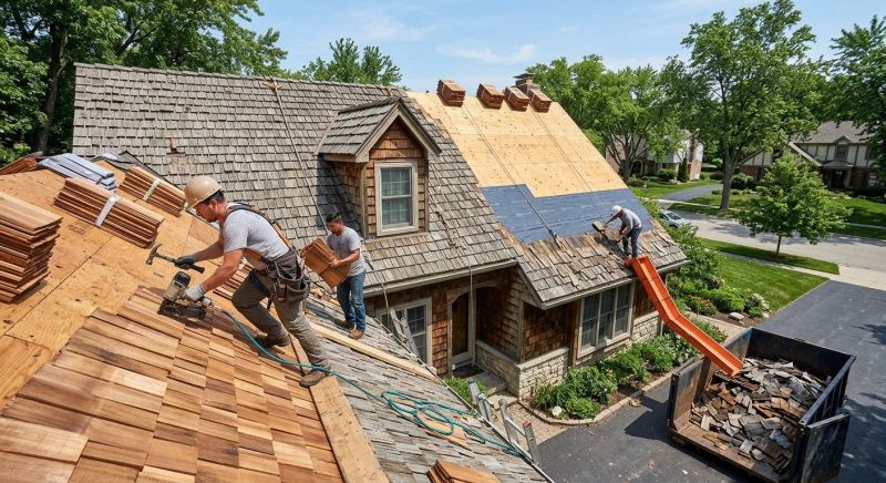 Wood Shake Roof Replacement in Randallstown, MD