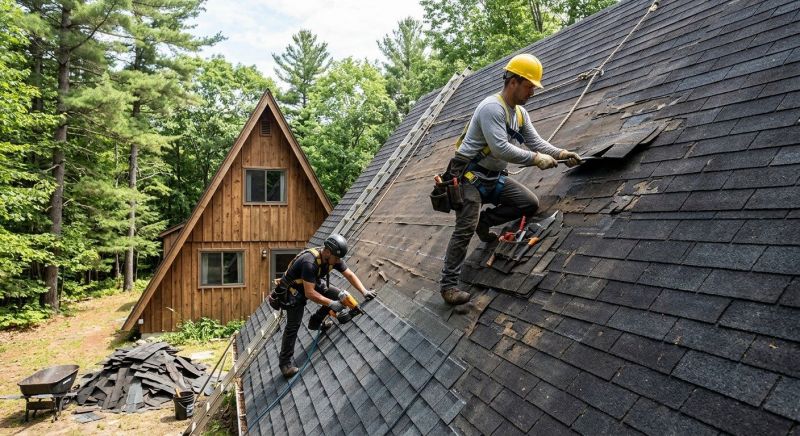 A Frame Roof Repair in Sykesville, MD