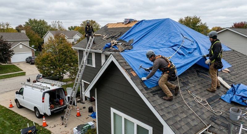 A Frame Roof Repair in Sykesville, MD