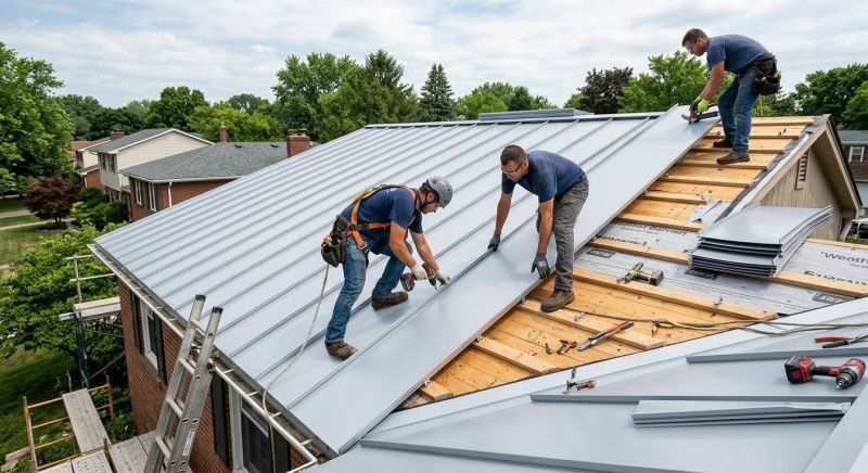 Aluminum Roof Installation in Clarksville, MD