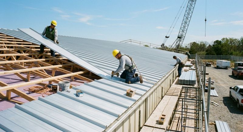 Aluminum Roof Installation in Cockeysville, MD
