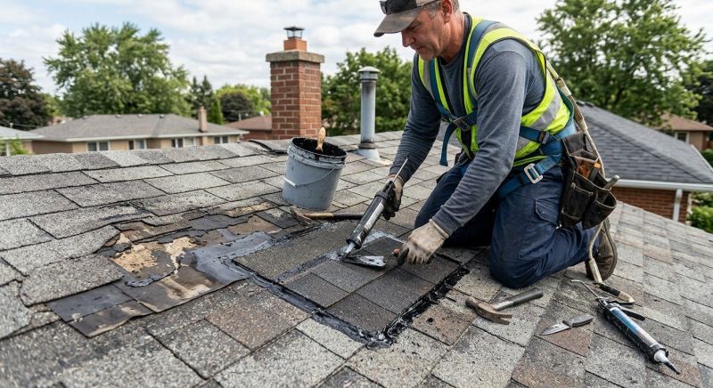 Asphalt Roof Leak Repair in Catonsville, MD