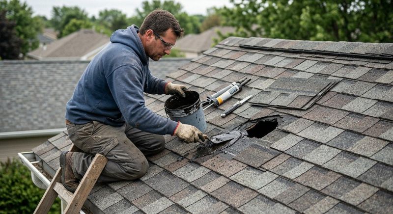 Asphalt Roof Leak Repair in Owings Mills, MD