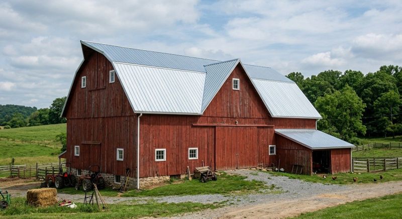 Barn Roof Replacement in Carroll County, MD
