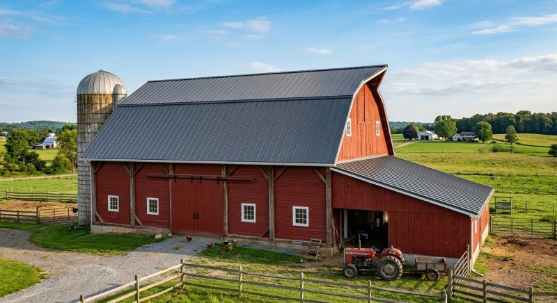 Barn Roof Replacement in Olney, MD