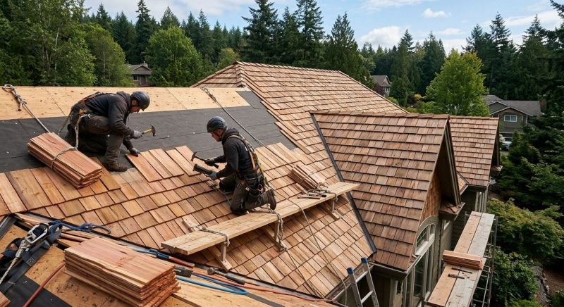 Cedar Roof Installation in Catonsville, MD