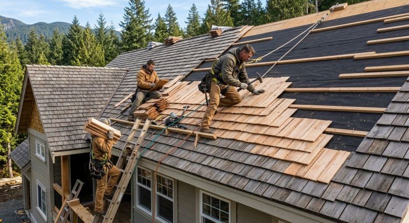 Cedar Roof Installation in Derwood, MD