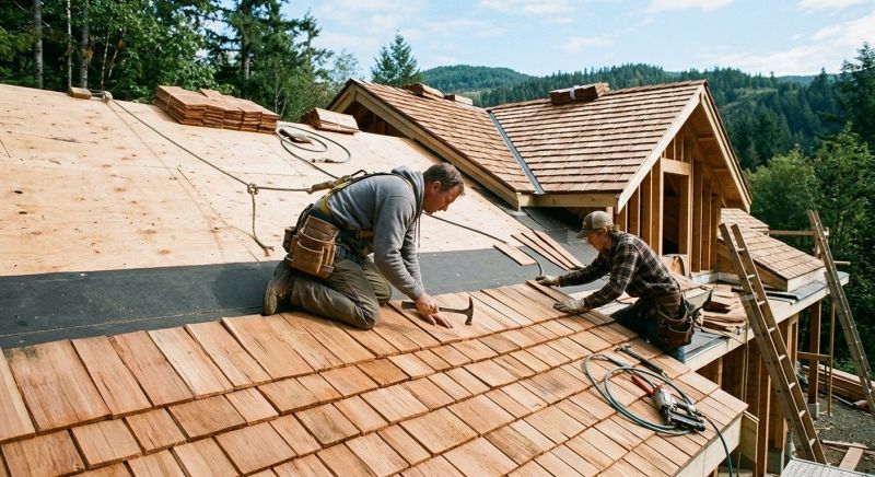 Cedar Roof Installation in Gaithersburg, MD