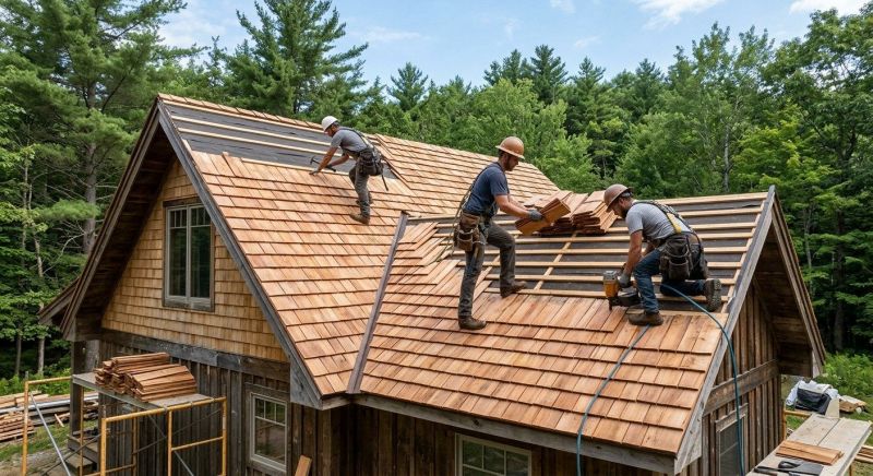 Cedar Roof Installation in Highland, MD