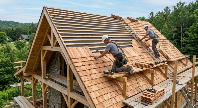 Cedar Shake Roof Construction in Highland, MD