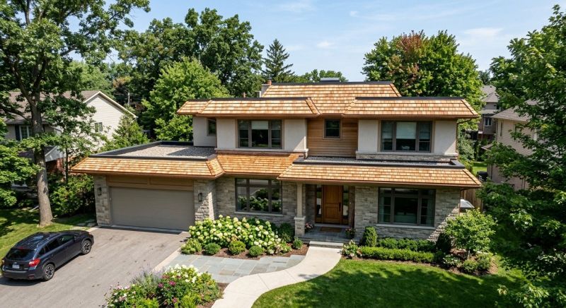 Cedar Shake Roof Construction in Owings Mills, MD
