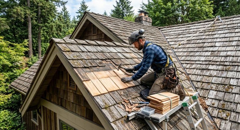Cedar Shingles Repair in Carroll County, MD