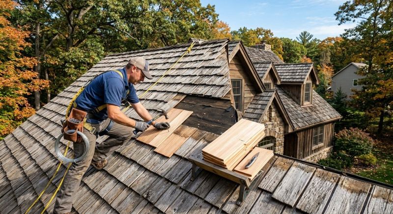 Cedar Shingles Repair in Damascus, MD