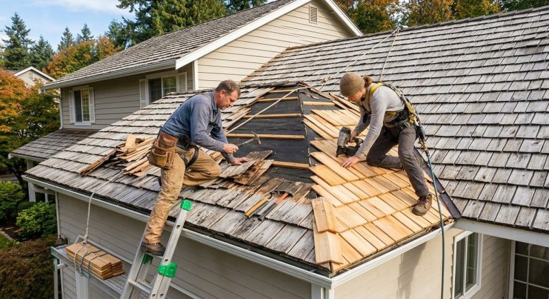 Cedar Shingles Repair in Montgomery Village, MD