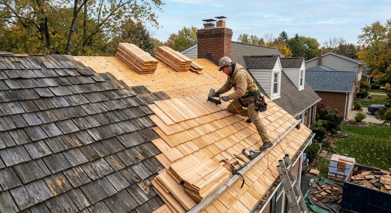 Cedar Shingles Replacement in Frederick County, MD