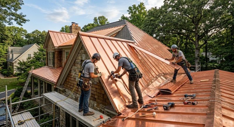 Copper Roof Installation in Sykesville, MD