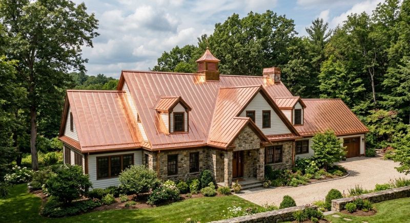 Copper Roof Replacement in Sykesville, MD
