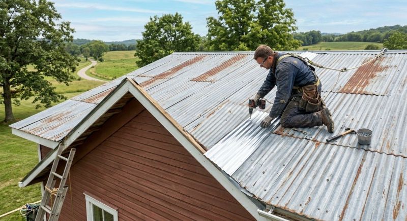 Corrugated Roof Repair in Silver Spring, MD