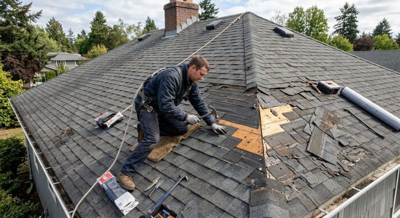 Damaged Roof Repair in Mount Airy, MD