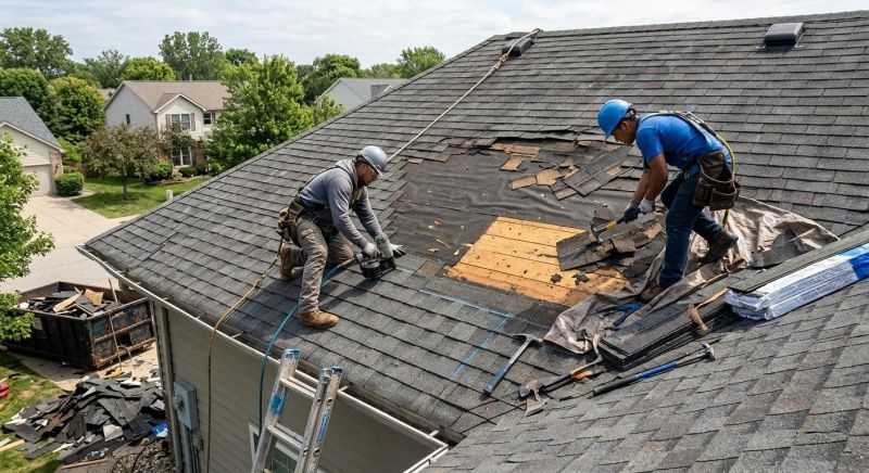 Damaged Roof Repair in Woodstock, MD