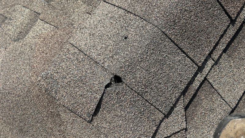 Damaged Roof Repair in Woodstock, MD