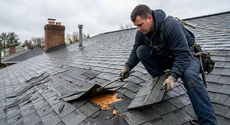 Damaged Roof Replacement in Linthicum Heights, MD