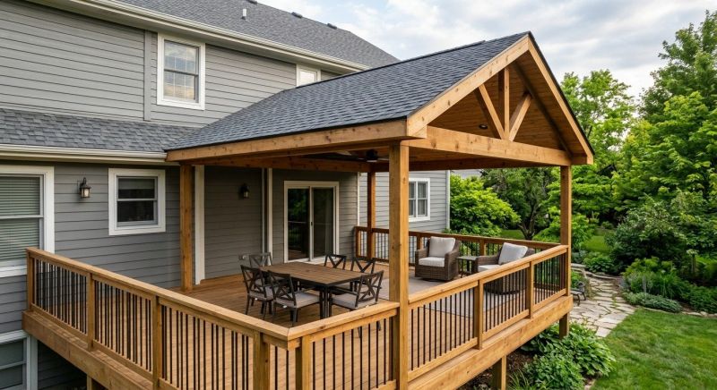 Deck Roof Construction in Sykesville, MD