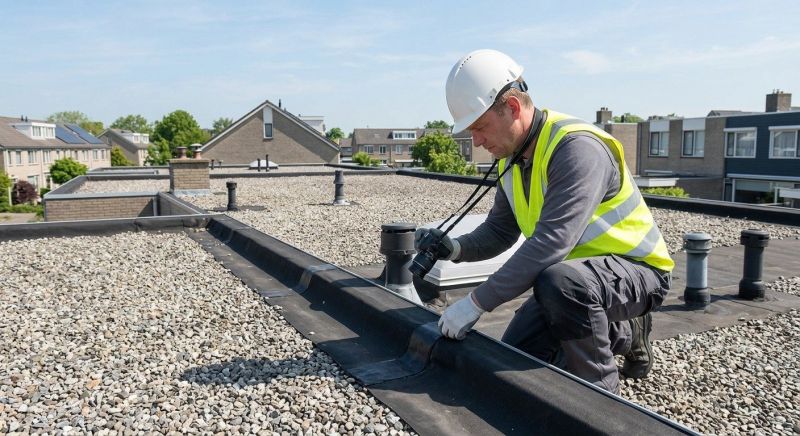 Flat Roof Inspection in Sykesville, MD