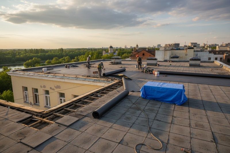 Flat Roof Replacement in Baltimore, MD
