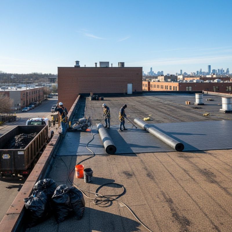 Flat Roof Replacement in Damascus, MD