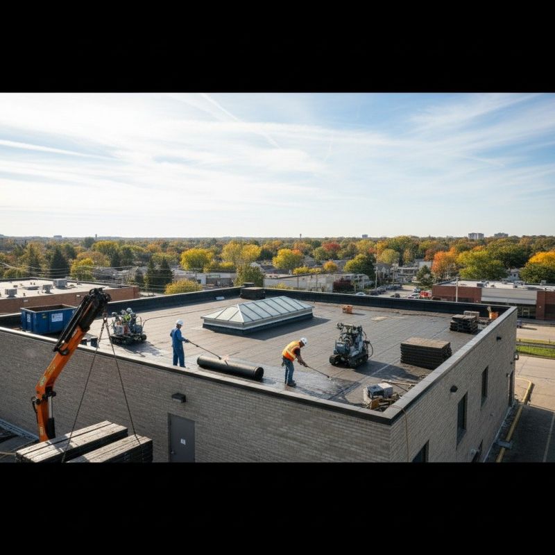 Flat Roof Replacement in Elkridge, MD