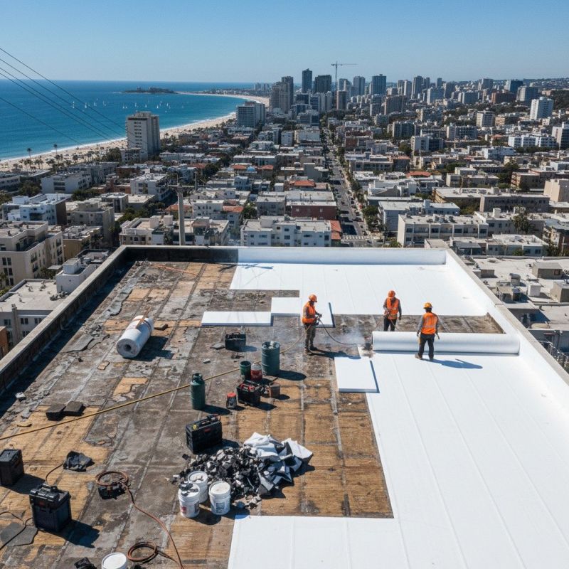 Flat Roof Replacement in Jessup, MD