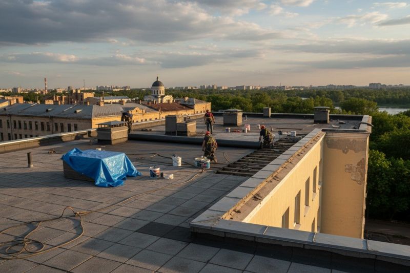 Flat Roof Replacement in Randallstown, MD