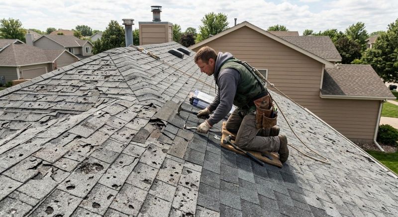 Hail Damage Roof Repair in Clarksville, MD