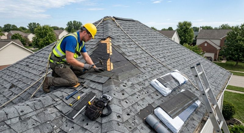Hail Damage Roof Repair in Windsor Mill, MD