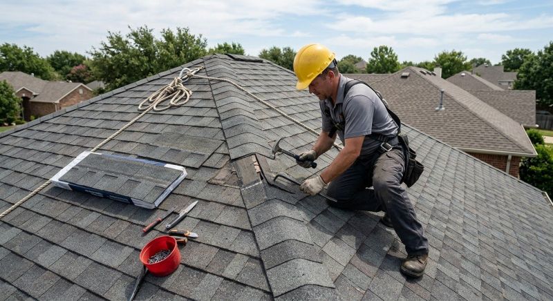 Hip Roof Shingle Repair in Sykesville, MD