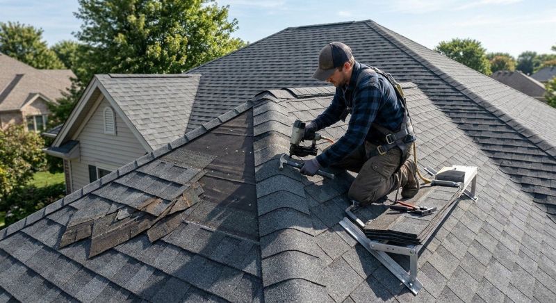 Hip Roof Shingle Replacement in Sykesville, MD