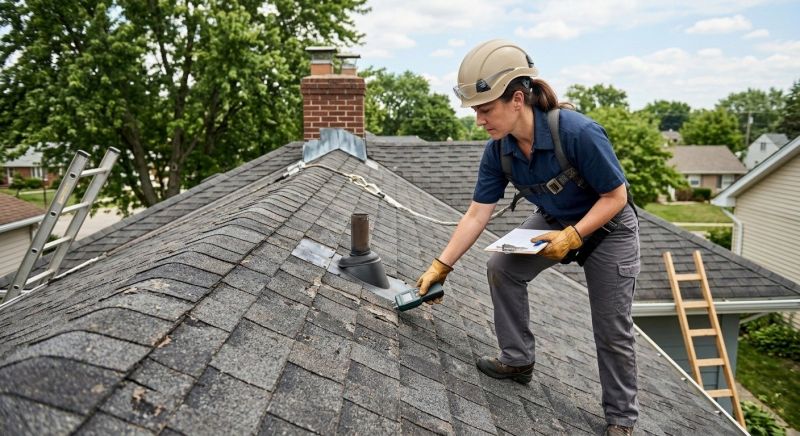Roof Damage Inspection in Beltsville, MD