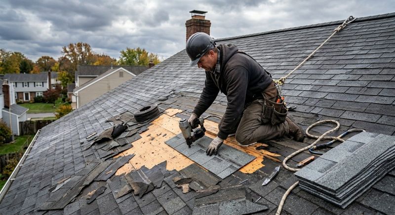 Roof Damage Restoration in Catonsville, MD