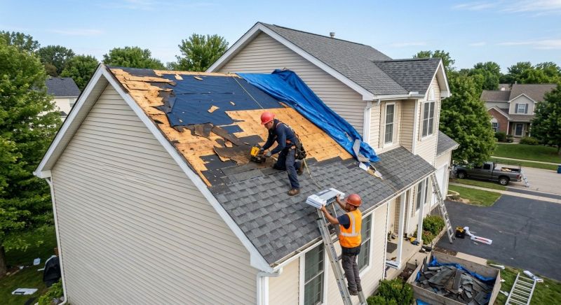 Roof Damage Restoration in Lutherville Timonium, MD