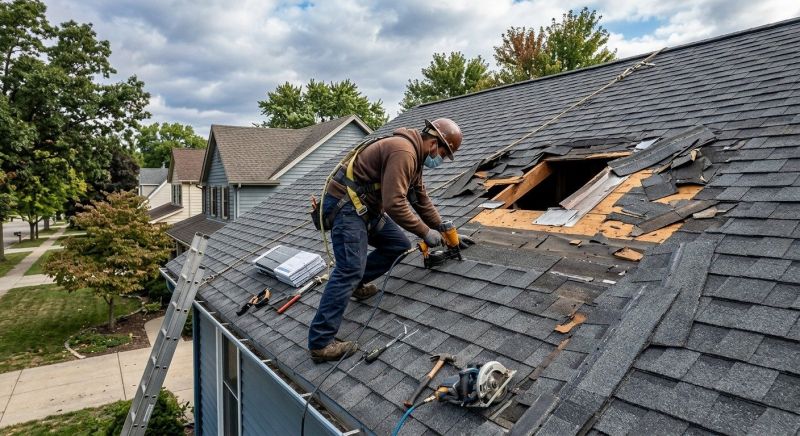 Roof Damage Restoration in Odenton, MD