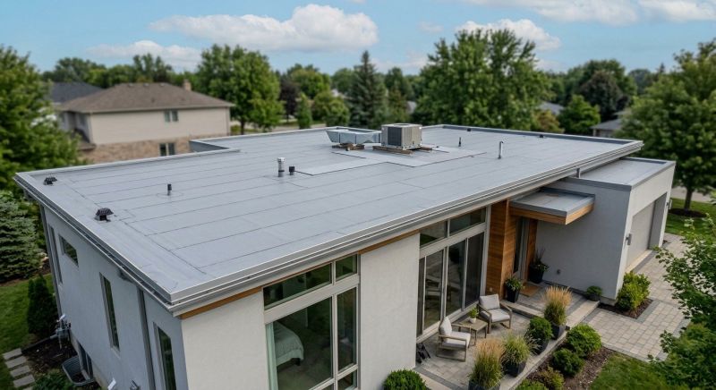 Single Ply Roof Installation in Howard County, MD