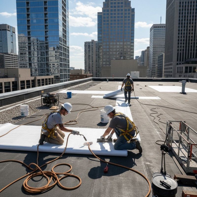 Single Ply Roof Repair in Baltimore County, MD