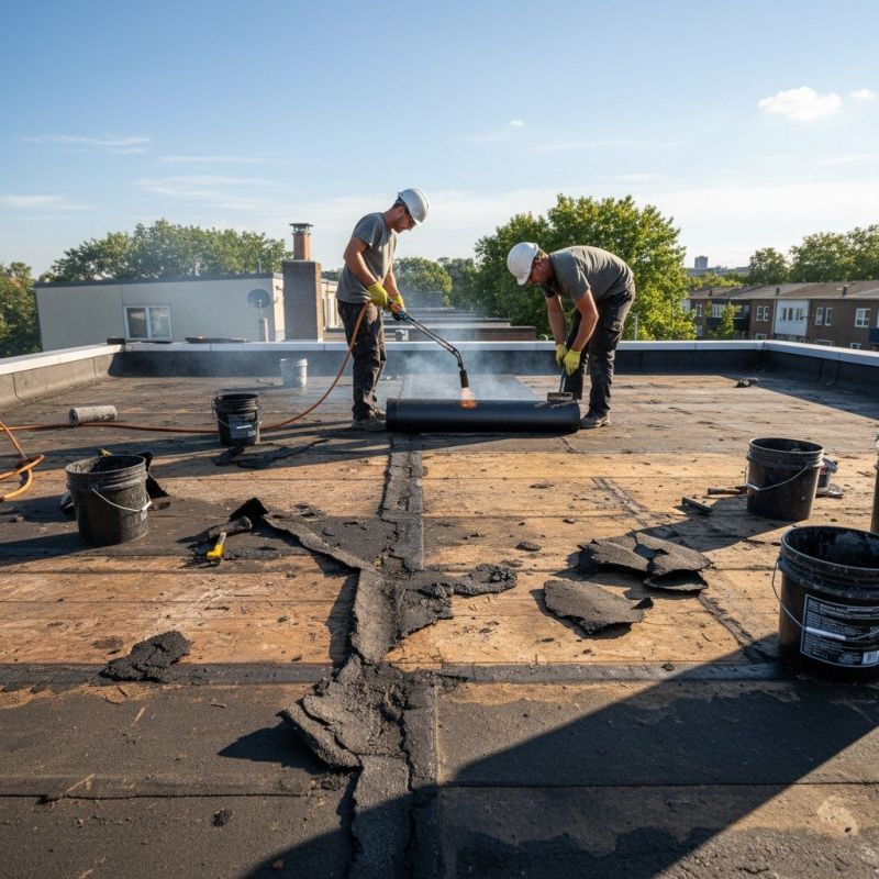Single Ply Roof Repair in Ellicott City, MD
