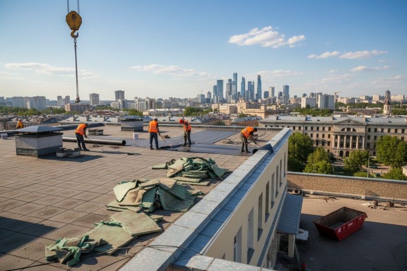 Single Ply Roof Replacement in College Park, MD