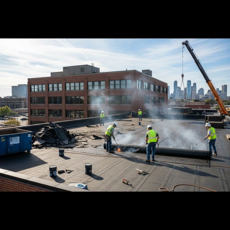 Single Ply Roof Replacement in Frederick, MD