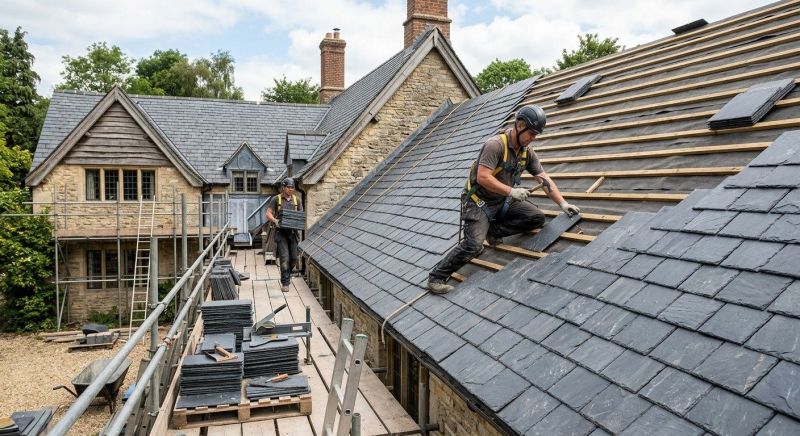 Slate Roof Construction in Reisterstown, MD