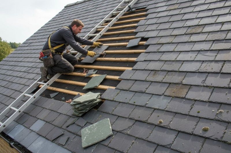 Slate Roof Repair in Clarksburg, MD
