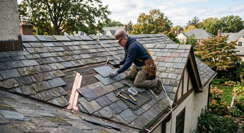 Slate Roof Repair in Woodbine, MD